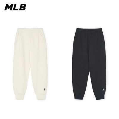 MLB 小Logo運動褲 休閒長褲 紅襪/洋基隊 (3APTB0141-兩款任選)