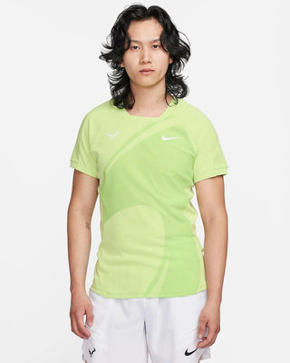 【T.A】限時免運優惠 Nike Rafa Aeroreact Adv Crew Nadal  蠻牛 納達爾 Nadal 溫布頓 實戰款 網球球衣 2023