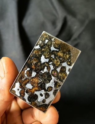 【二手】肯尼亞橄欖隕石 橄欖寶石 方牌 素牌 古董 老貨 收藏 【錦繡古玩】