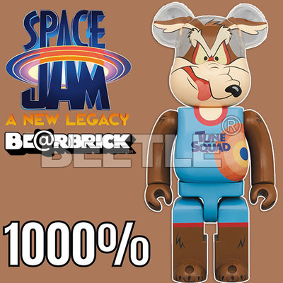 BEETLE BE@RBRICK 威利狼 WILE E. COYOTE SPACE JAM 怪物奇兵 1000%