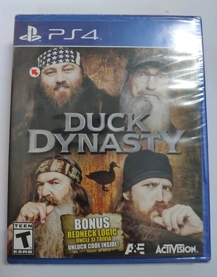 (全新現貨-透明包裝封膜破損) PS4 鴨子王朝 英文美版 PS4 DUCK DYNASTY
