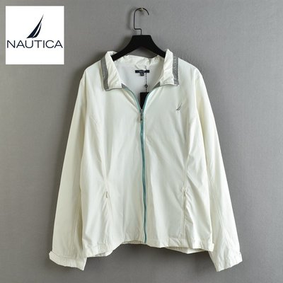真品 全新有吊牌 美國休閒品牌NAUTICA 休閒防風防潑水外套-XL