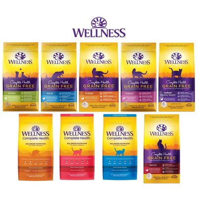 【萬倍富】Wellness Complete Health 全方位 無穀/有穀系列 貓飼料 全齡貓 雞肉/深海魚/鮭