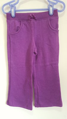（LUNA SHOP）Carters紫色女童刷毛褲--3T