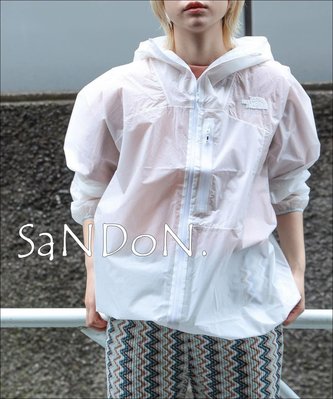 SaNDoN x『THE NORTH FACE』【WEB限定】 2.5 層防水透氣材料製成寬鬆付收納袋外套 230609