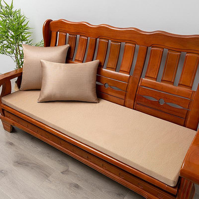 實木沙發坐墊紅木沙發墊海綿墊新中式老木椅可拆洗防滑墊子