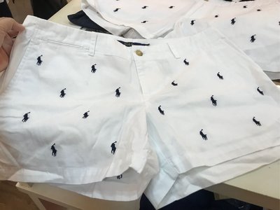 美國代購 Ralph Lauren 小馬滿版短褲