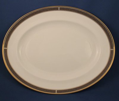 [美]超美的英國名瓷WEDGWOOD骨瓷魚盤/宴會盤SHAGREEN COCOA系列,,全新次級品