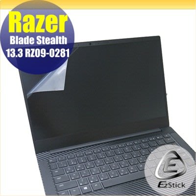 【Ezstick】Razer Blade Stealth 13.3 RZ09-0281 靜電式筆電LCD液晶螢幕貼