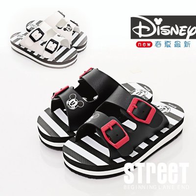 【街頭巷口 Street】迪士尼 Disney 米奇米妮 舒適好穿 休閒親子鞋 童涼鞋 KRM464720BK 黑色