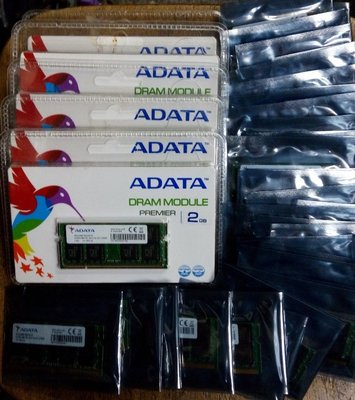 【大武郎】威剛 ADATA 筆記型 NB DDR2 667 2G 原廠換回品 原廠終身保固 雙面16顆粒 可跑雙通道