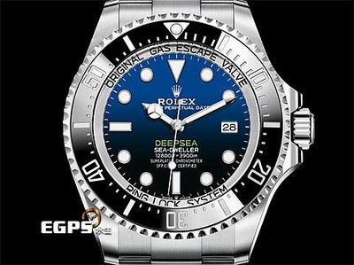 【永久流當品】ROLEX 勞力士 Deepsea 水鬼王 136660 DB D-Blue 漸層藍 UBE4123