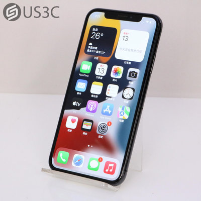 【US3C-高雄店】【一元起標】台灣公司貨 Apple iPhone X 64G 太空灰 5.8吋 3D Touch 臉部辨識 空機 二手手機