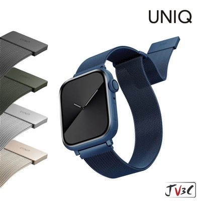 shell++UNIQ Dante 不鏽鋼米蘭磁扣錶帶 適用 Apple watch 7 錶帶 SE 6 5 4 3 45mm 41