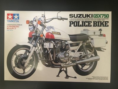 COME 玩具 田宮TAMIYA SUZUKI GSX750 POLICE BIKE 14020 機車/摩托車/重機
