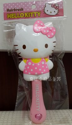 【出清】】日本進口  Hello Kitty梳子---粉色白點款