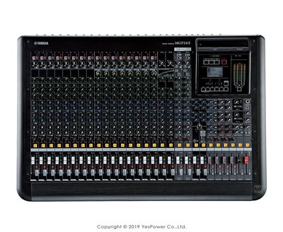 MGP24X YAMAHA 24通道的高品質混音機 16個單聲道和4個立體聲/48V幻象電源/一年保固