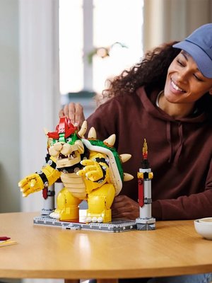 現貨熱銷-【生日禮物】LEGO樂高71411強大的酷霸王超級馬里奧積木禮物爆款