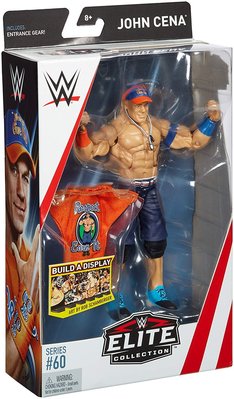 [美國瘋潮正版 WWE John Cena Elite #60 Figure CENA國度橘色衣服造型精華版公仔人偶
