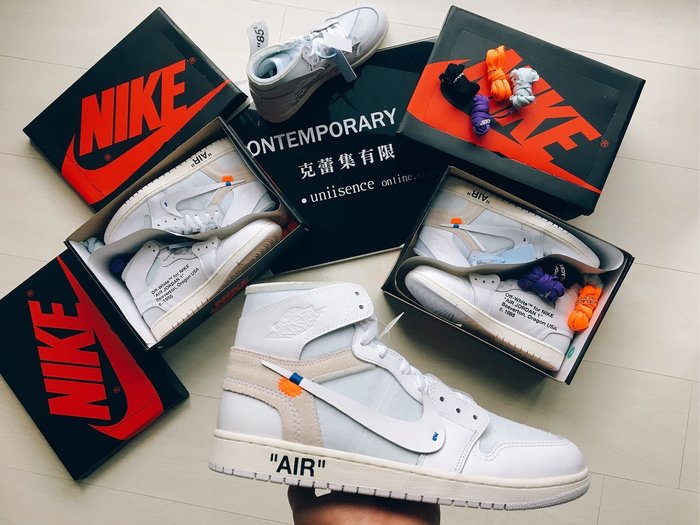 air jordan 1 white off white