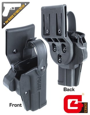 JHS（（金和勝））警星G4 警用3級防搶槍套 （GLOCK 17/18C/19/34） G4-GLOCK(A)
