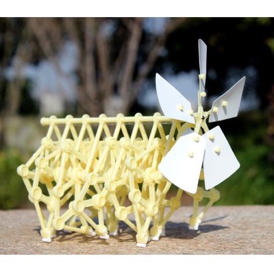 風力神獸科技小製作diy玩具手工發明仿生獸機器人風能動力機械獸