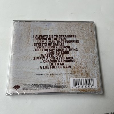 全新現貨CD John Mellencamp Strictly A One-Eyed Jack CD搖滾