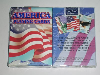 【USPCC撲克】美國 美國旗 撲克牌 AMERICA PLAYING CARDS