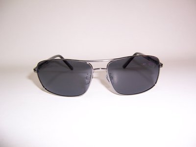 光寶眼鏡城(台南) BLACK EAGLE* 偏光太陽眼鏡*雙槓方款*舒適彈簧腳,PL270 C1,灰框灰片