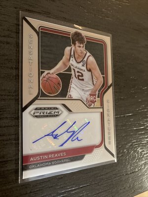 湖人PANINI PRIZM 鄉村Kobe Austin Reaves auto 新人卡簽名卡rc