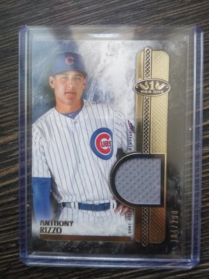 Anthony Rizzo  - 球衣卡(104/299) - 2016 MLB Topps Tier One