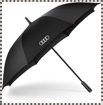 ╭°⊙瑞比⊙°╮現貨 Audi德國原廠 四環 Quattro 高爾夫傘 大雨傘 130CM 兩款顏色選擇