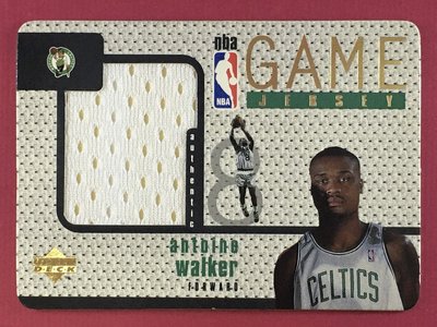 1997-98 Upper Deck NBA Game Jersey Antoine Walker 1:2500 球衣卡