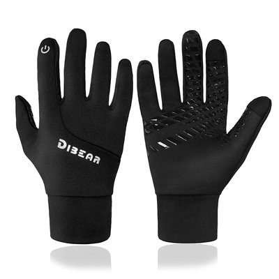DIBEAR手套冬季觸屏跑步戶外發熱保暖手套騎行健身摩托車手套