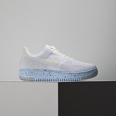 Nike Air Force 1 Crater Flyknit 女 白 針織 休閒鞋 DC7273-100