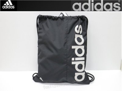 (高手體育)adidas 愛迪達 束口休閒袋(黑色)束口包,束口袋,運動包,雙肩包,後背包 另賣 斯伯丁 molten