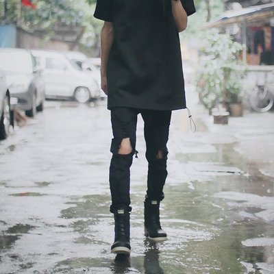 香港潮牌Subtle Mr.Rain X1 防水馬丁雨靴- Rain Boot DK霧黑色 作個與眾不同的自己