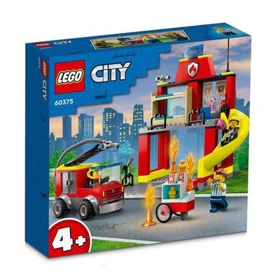 台中＊宏富＊樂高積木 LEGO City Fire 60375 消防局和消防車原價1199元