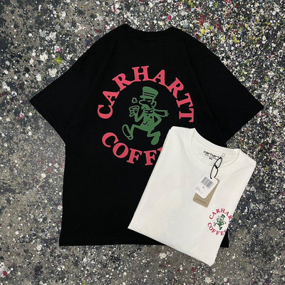 大東全球購~CARHARTT WIP 卡哈特工裝潮牌卡通人物印花寬松簡約款