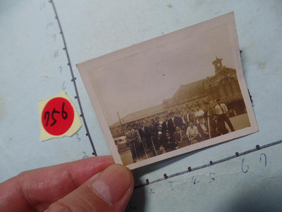 台中火車站,民國40幾年古董黑白,照片,相片**稀少品