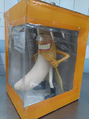 娃娃機夾出物，邪惡香蕉先生（辣根香蕉）大約30公分高公仔造型洗手乳/洗髮精容器