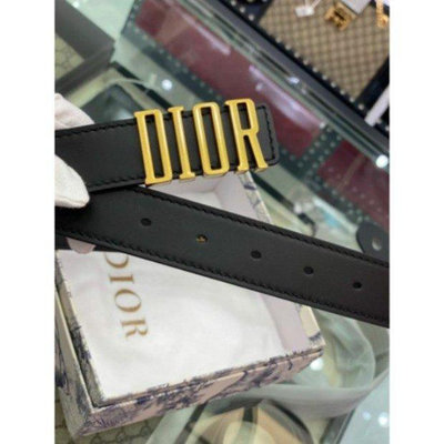 正品 DIOR 腰帶 Christian Dior Logo 寬2cm 3cm皮帶 B0384現貨+預購