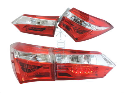 大禾自動車 LED 導光條 紅白尾燈 後燈 適用 14-18 豐田 ALTIS 11代 11.5代