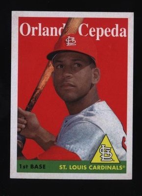 2019 Topps Archives #45 Orlando Cepeda - St. Louis Cardinals