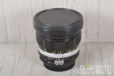 【台中品光攝影】 Nikon Ai 20mm F3.5 UD手動鏡 定焦 #101046