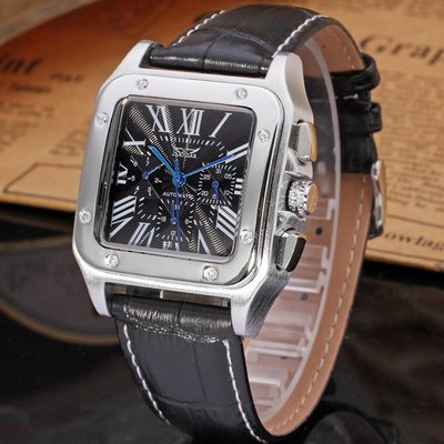 現貨手錶腕錶工廠直銷 JARAGAR天龍八部日歷星期24小時飛輪男士自動機械錶男錶