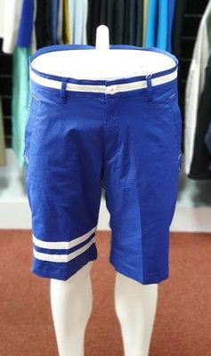 (易達高爾夫) 全新原廠 le coq sportif TQG8593-M308 藍色 #88 男短褲