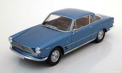 BoS 118 經典菲亞特老爺車模型 Fiat 2300 S Coupe 1961 金屬藍