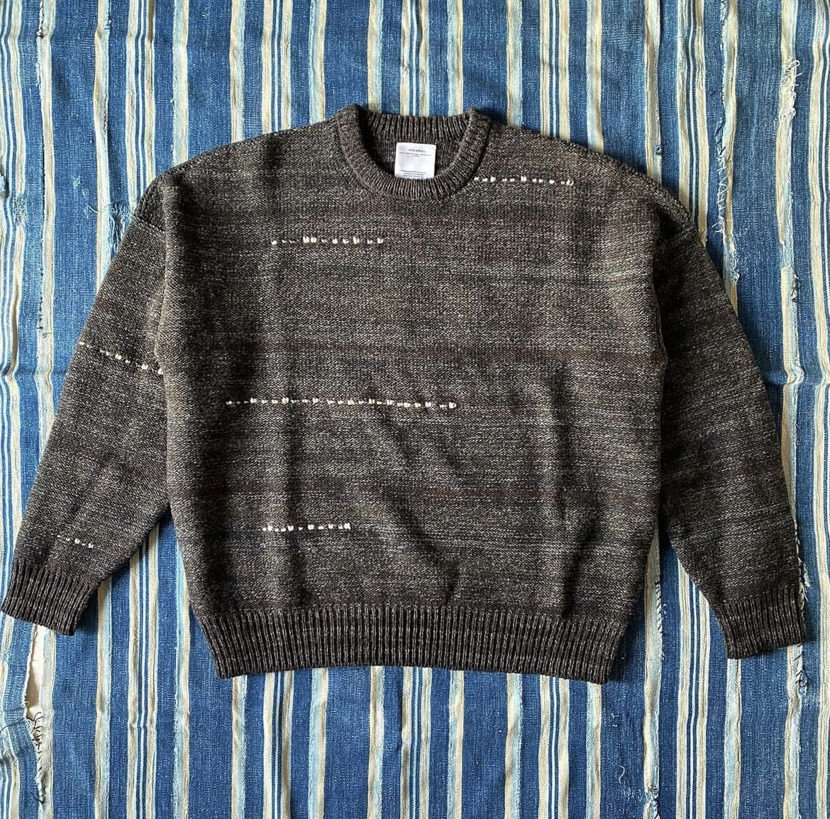 全新特價】【現貨】VISVIM AMPLUS KNIT L/S GRADIENT羊毛混紡針織毛衣