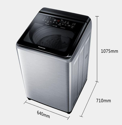 *~ 新家電錧 ~*【Panasonic國際牌 NA-V170NMS-S】 17公斤變頻溫水洗脫直立式洗衣機—不鏽鋼(實體店面)